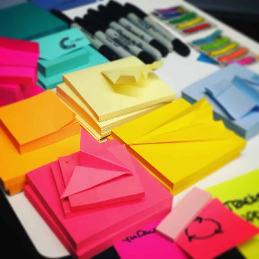 sticky notes