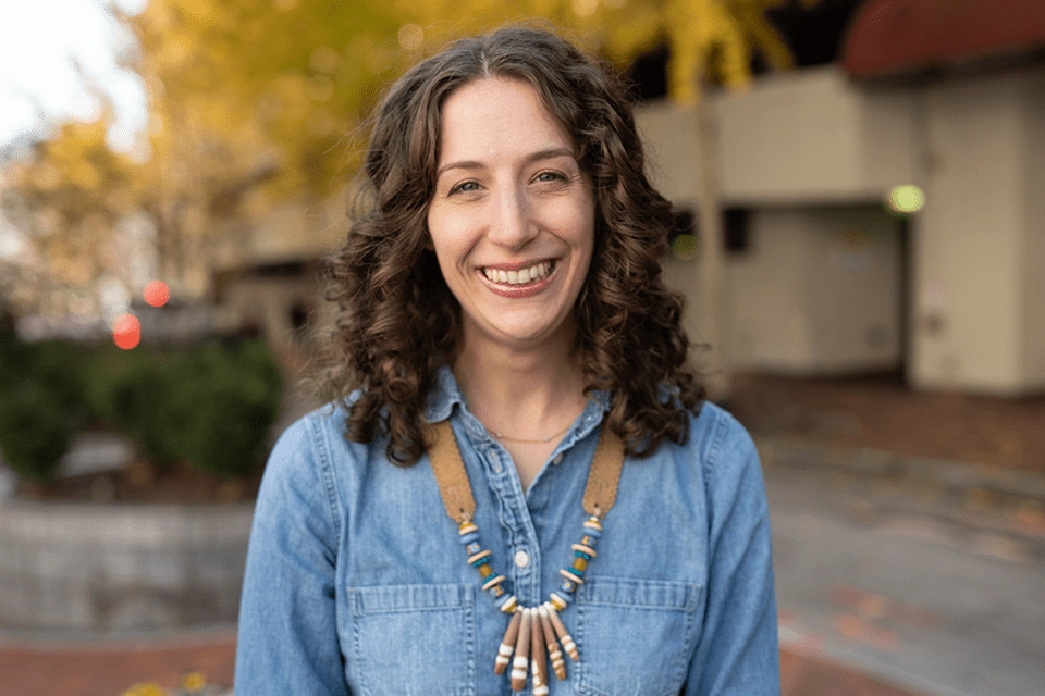 senior service designer Leah Berg