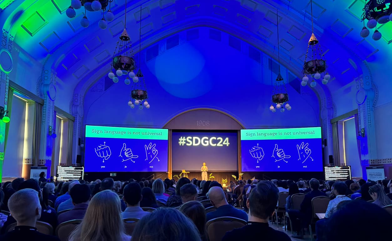 the stage at SDGC