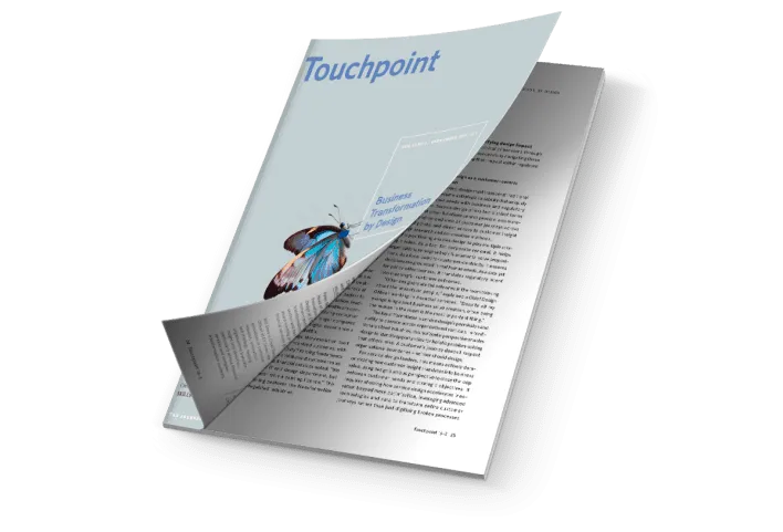 Touchpoint cover on Business Transformation by Design