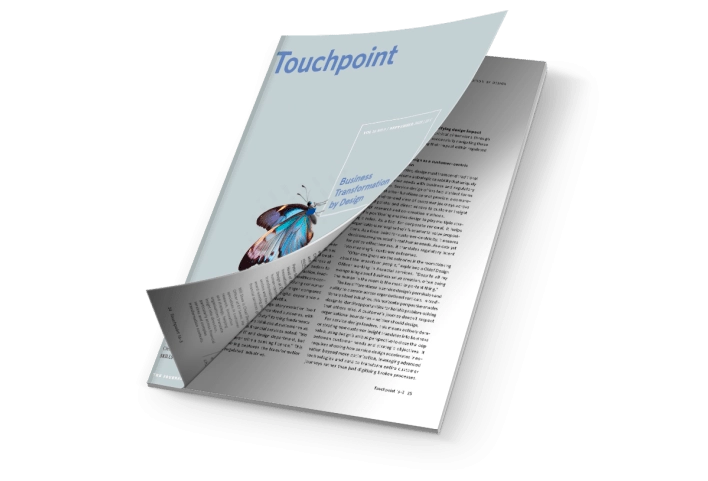 Touchpoint cover on Business Transformation by Design