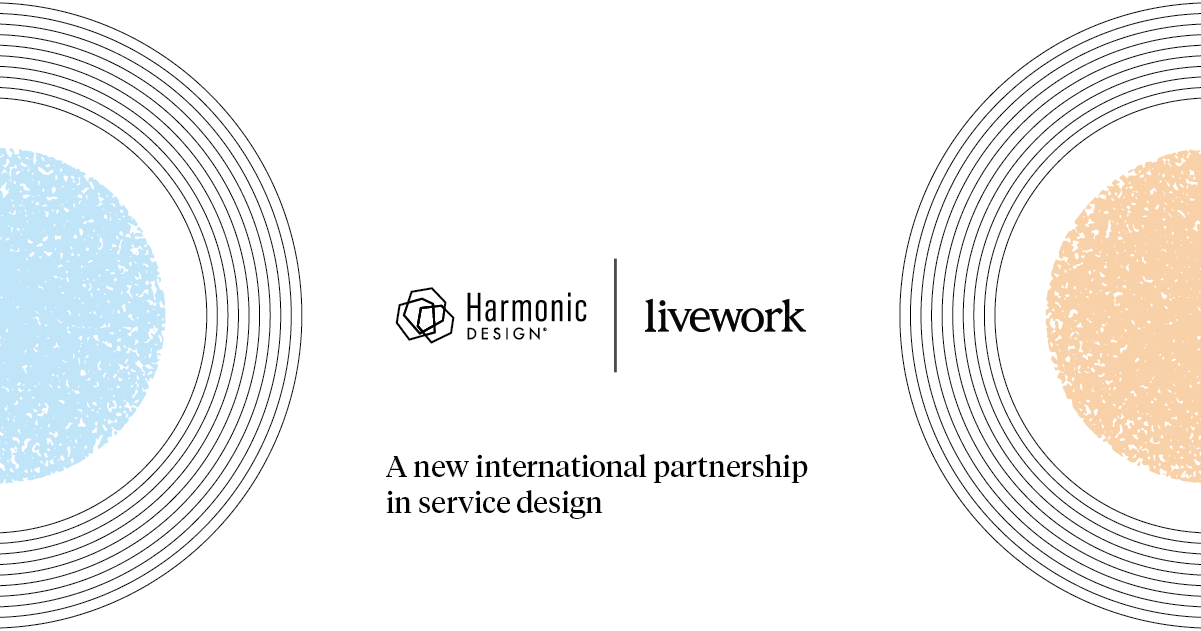 Harmonic Design | Livework Partnership banner showing our logos