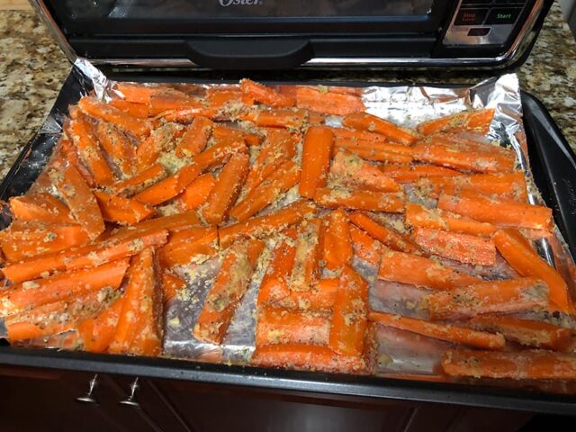 Carrots before baking