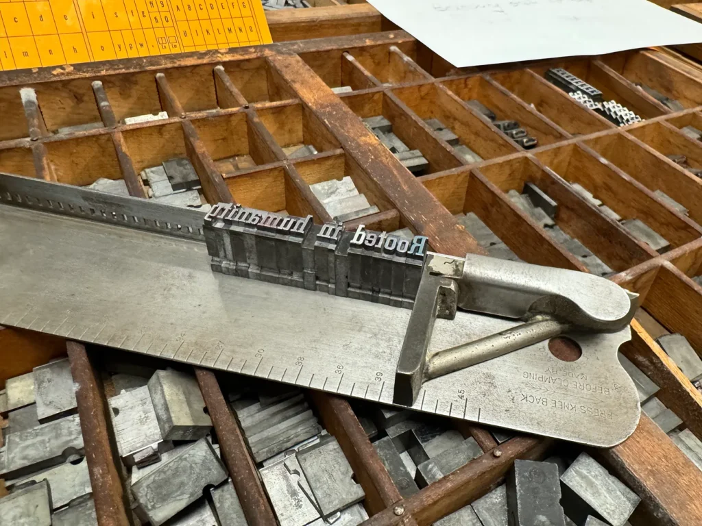 letterpress rooted